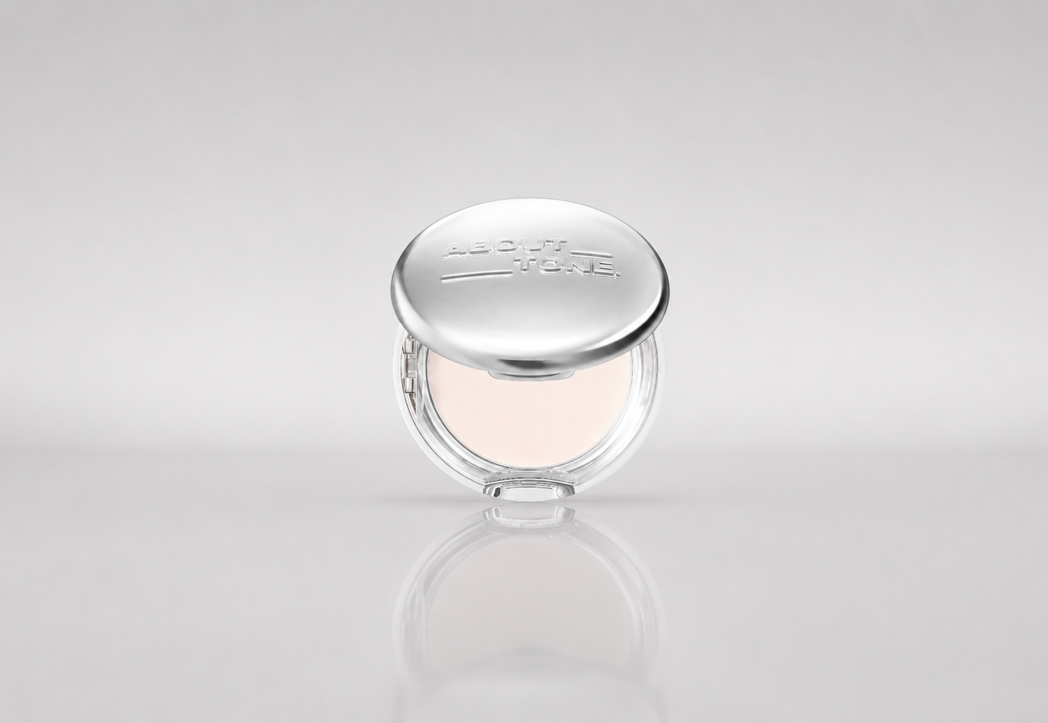 About_Tone. Blur Powder Pact (Silver) 9G